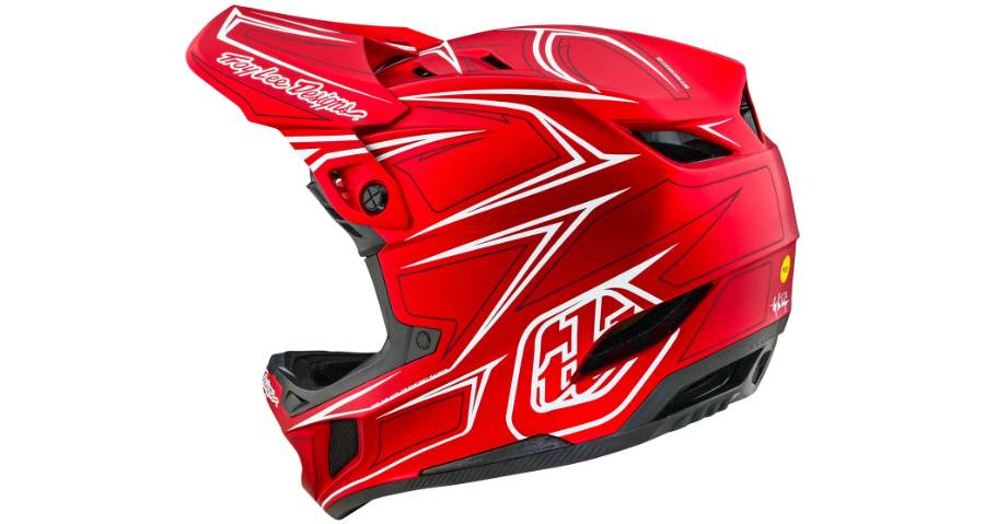 Вело шлем TLD D4 COMPOSITE размер XL (60-62 см) PINNED RED 2