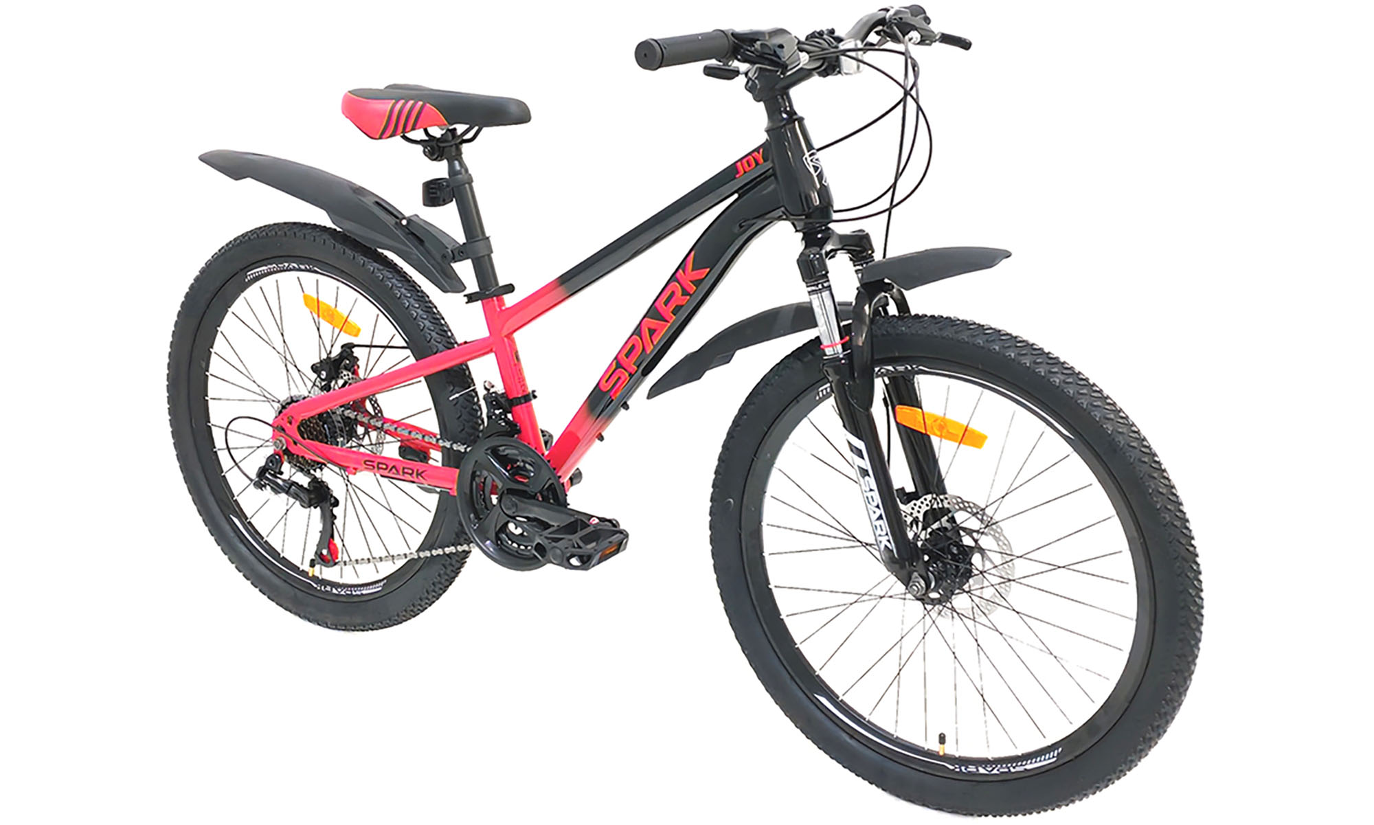 Велосипед SPARK JOY 24", размер XXS, рама 11", 2025, красный с черным 4 Велосипед SPARK JOY 24", размер XXS, рама 11", 2025, красный с черным 4