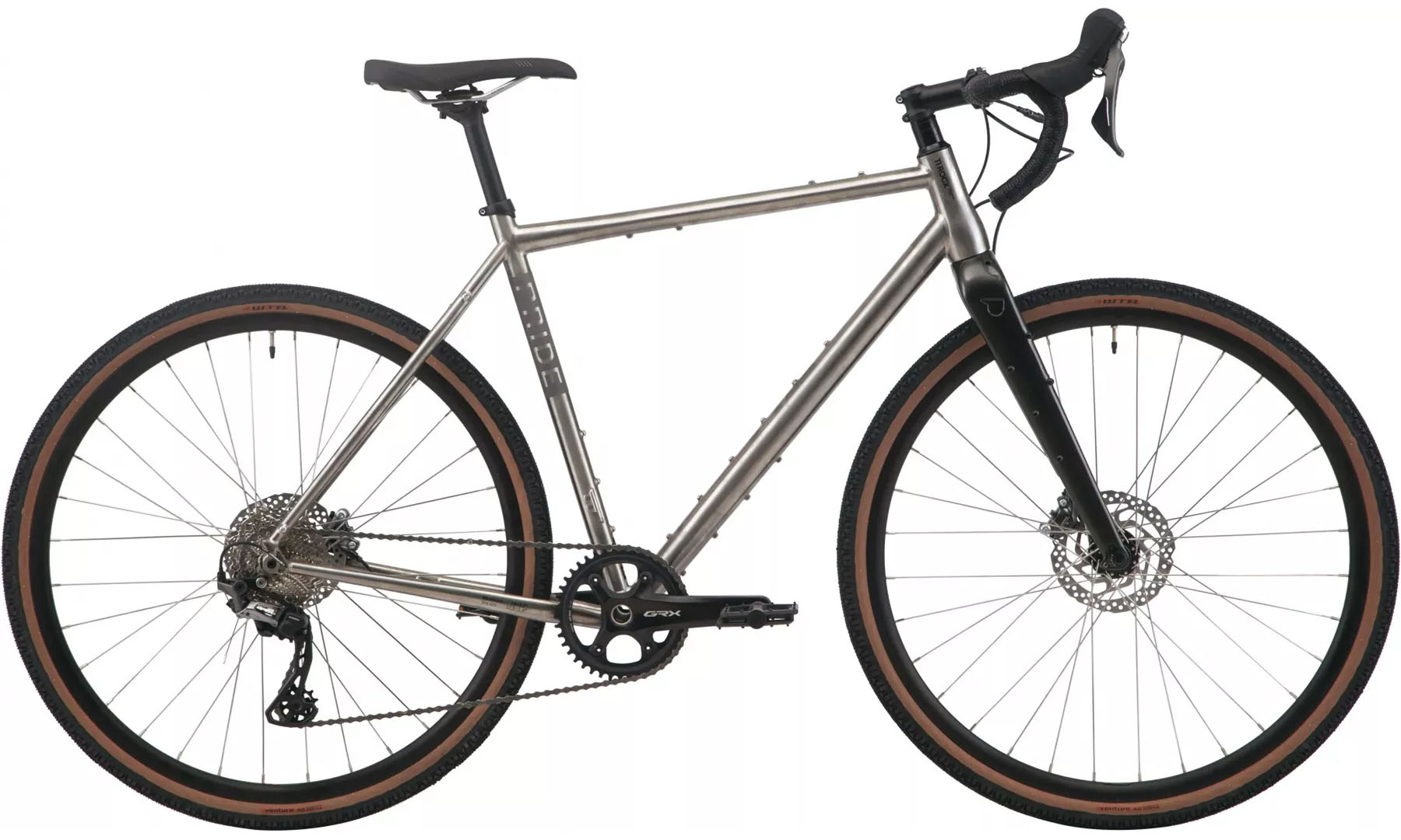 Фотографія Велосипед 28" Pride Ti-Rocx розмір рами M 2024 сірий