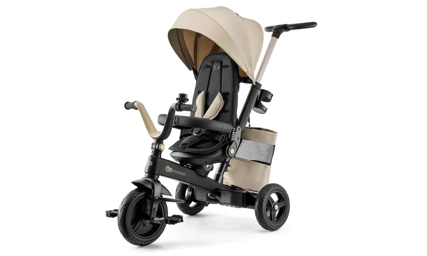 Трехколесный велосипед Kinderkraft Easytwist Beige Трехколесный велосипед Kinderkraft Easytwist Beige