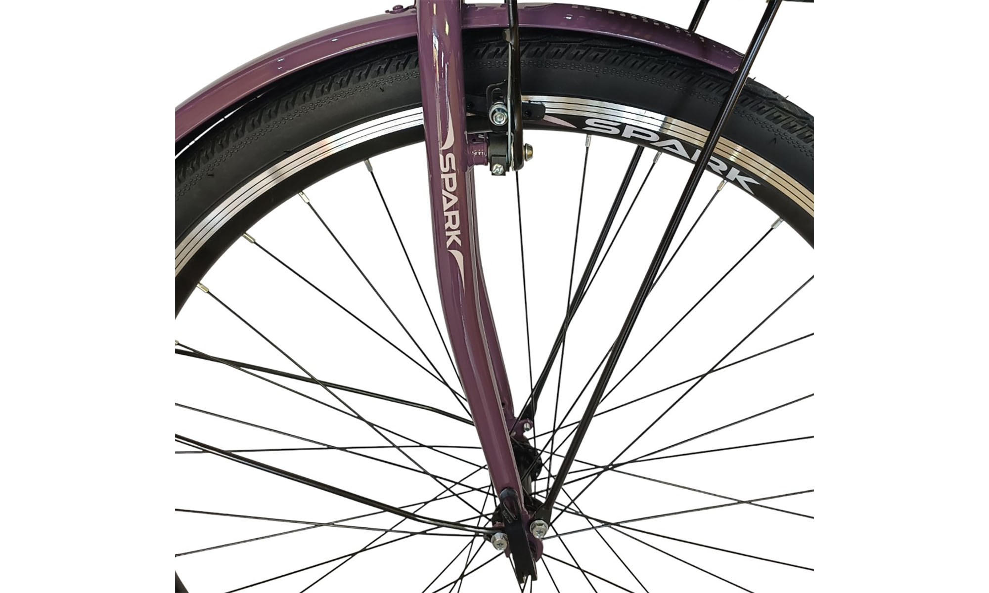Велосипед SPARK CITY AURA 28", размер M, рама 18", год 2026, коричневый 3