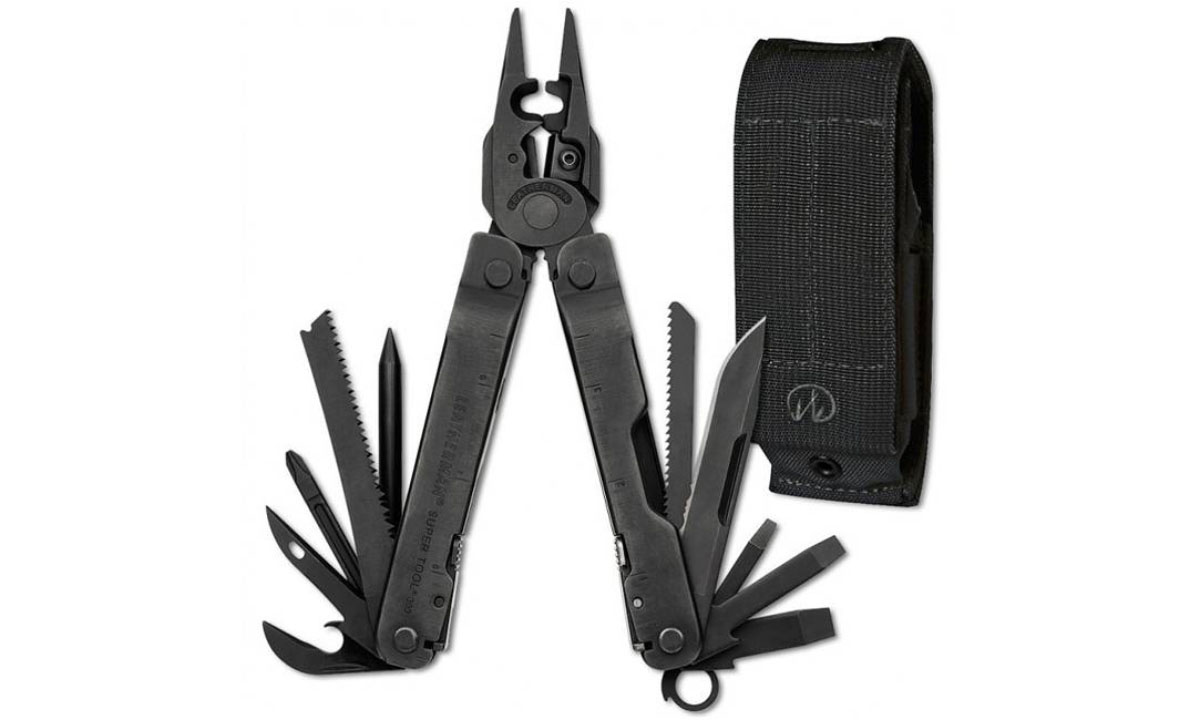 Мультиинструмент LEATHERMAN Super Tool 300  EOD BLACK, чехол MOLLE (коричн.), картонная коробка 3