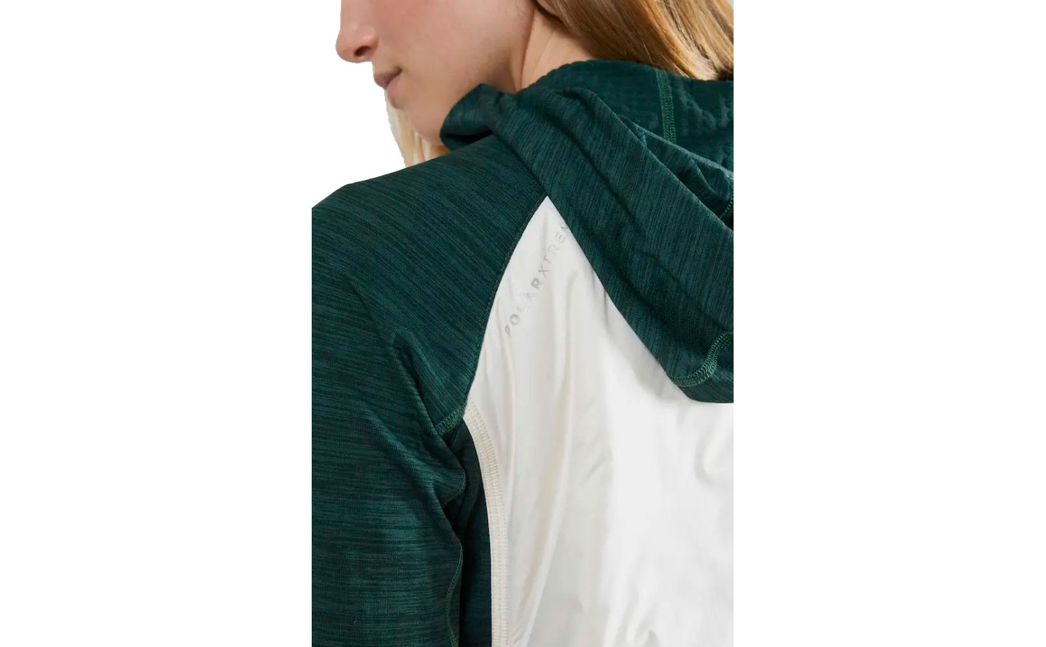 Куртка Craft Polar LT PD Midlayer женская, размер XS, сезон AW 19, бело-зеленый 4