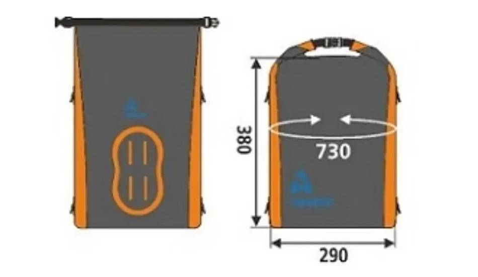 Гермомешок AQUAPAC Stormproof™ Padded для ноутбука 5