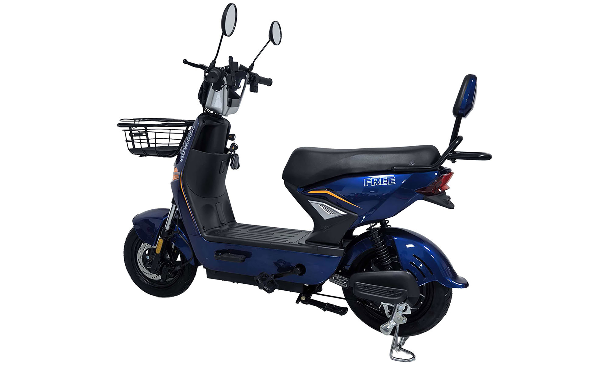 Велосипед с электромотором SPARK FREE 14", размер универсальный, год 2026, 60V/1000W/25Ah, синий 4