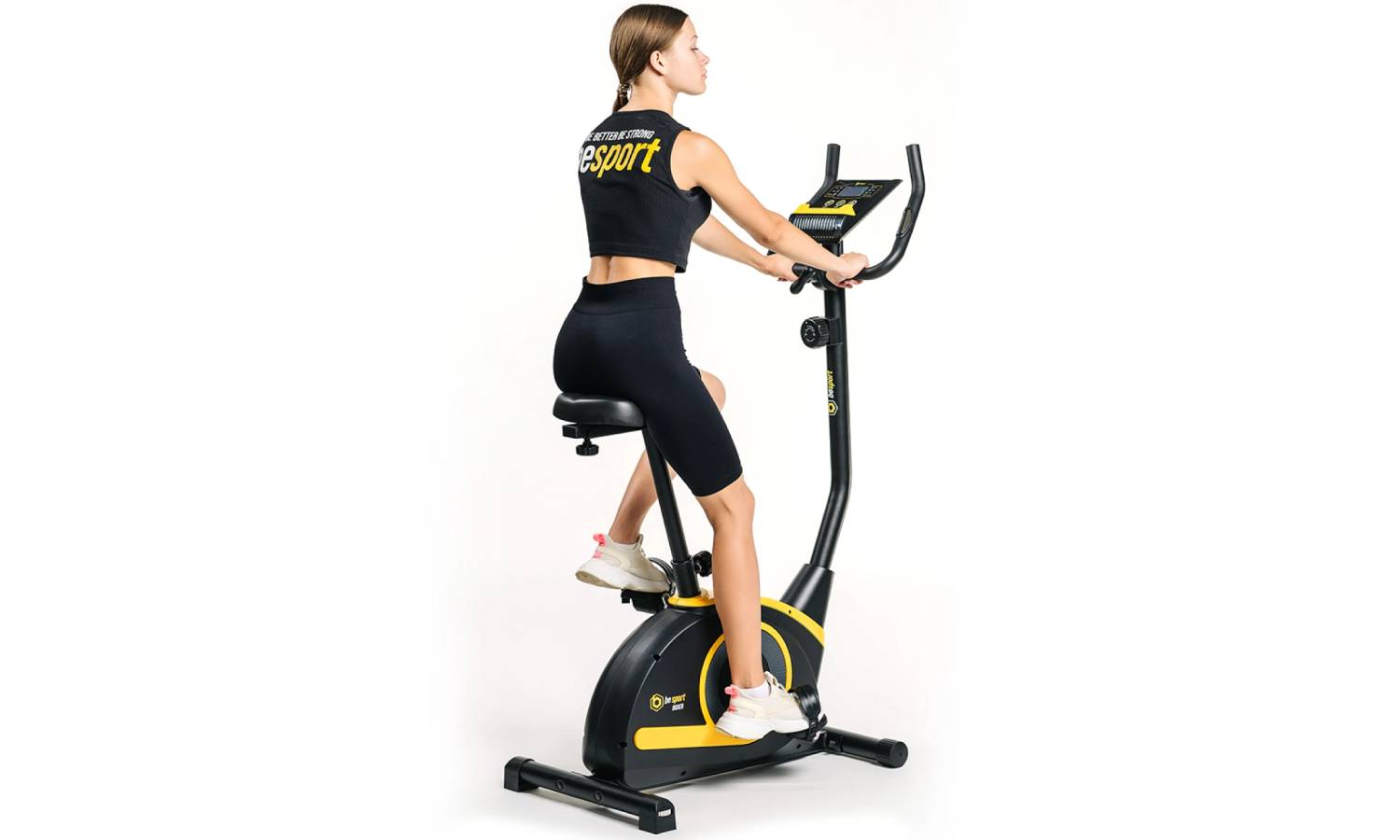 Велотренажер Besport BS-1040 BOXER магнітний чорно-жовтий 13