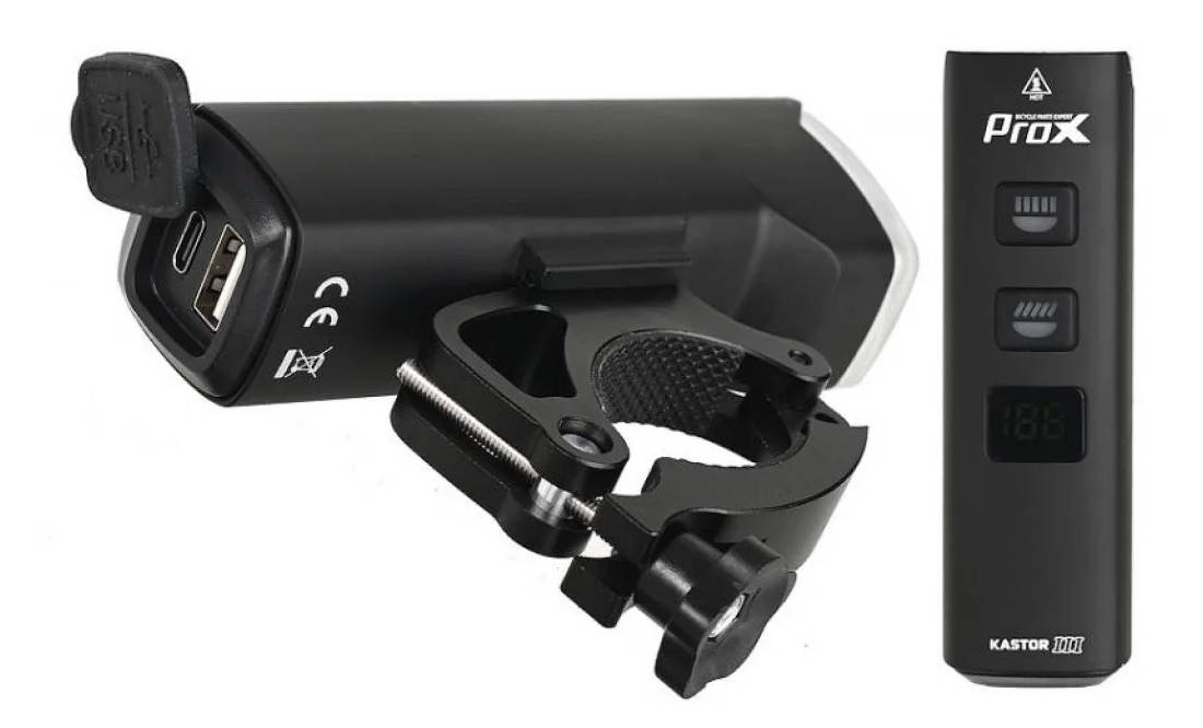 Фара ProX Kastor III 1500Lm, 4800mAh, USB-C, Powerbank 3