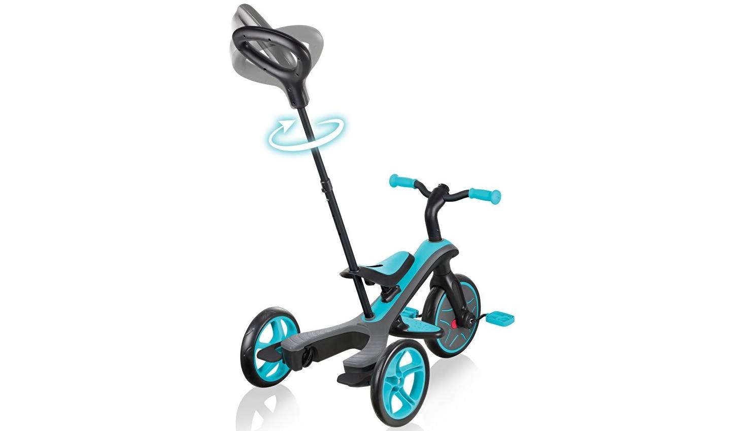 Велосипед дитячий GLOBBER серії EXPLORER TRIKE 4в1, бірюзовий 5 Велосипед дитячий GLOBBER серії EXPLORER TRIKE 4в1, бірюзовий 5