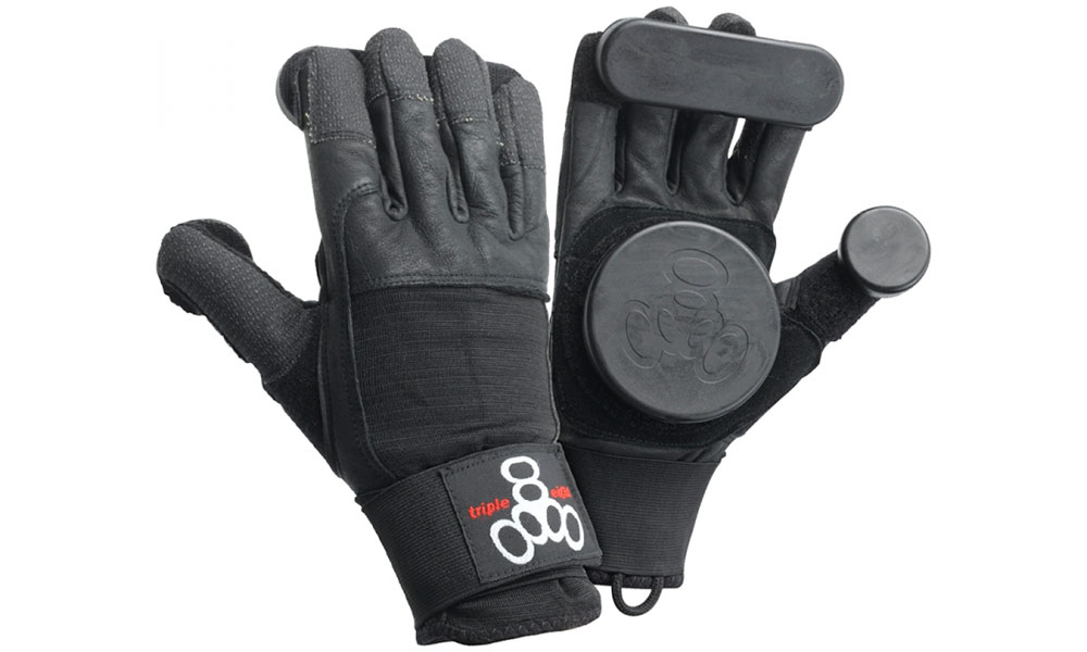Фотографія Захисні рукавички Triple8 Longboard Slide Glove Чорний - L/XL