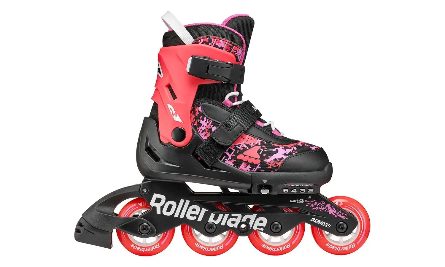 Фотография Ролики Rollerblade Microblade SL black-coral 28-32 7