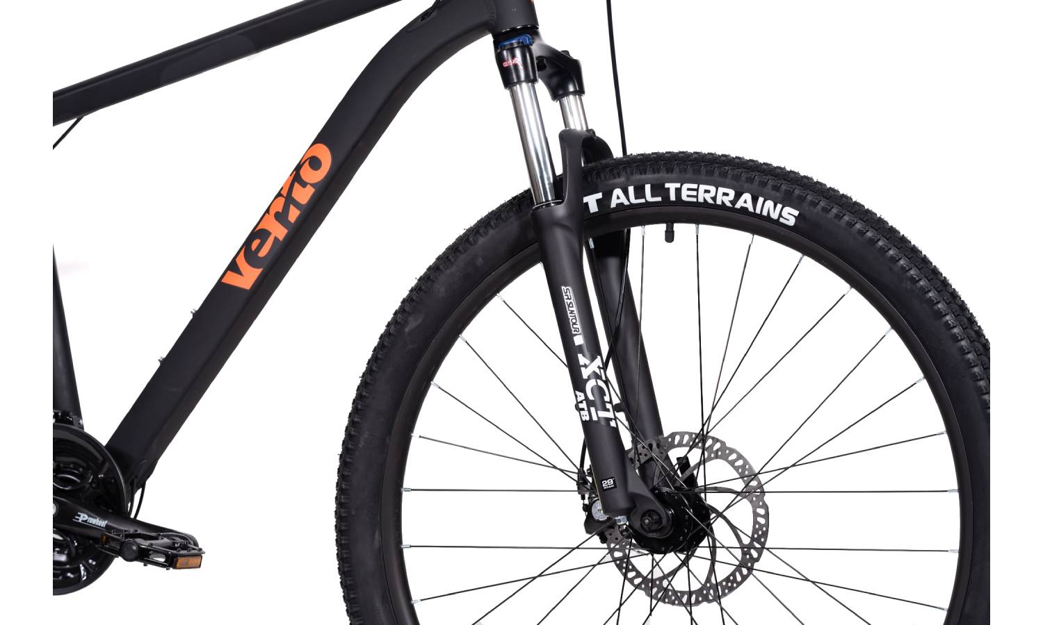 Велосипед Vento MONTE 29" размер М рама 17 2024 Carbon Satin 5