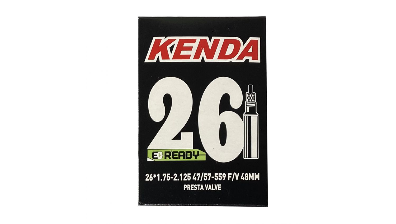 Камера KENDA 26x1.75-2.125, F/V-48 мм, 47/57-559, в коробке 2