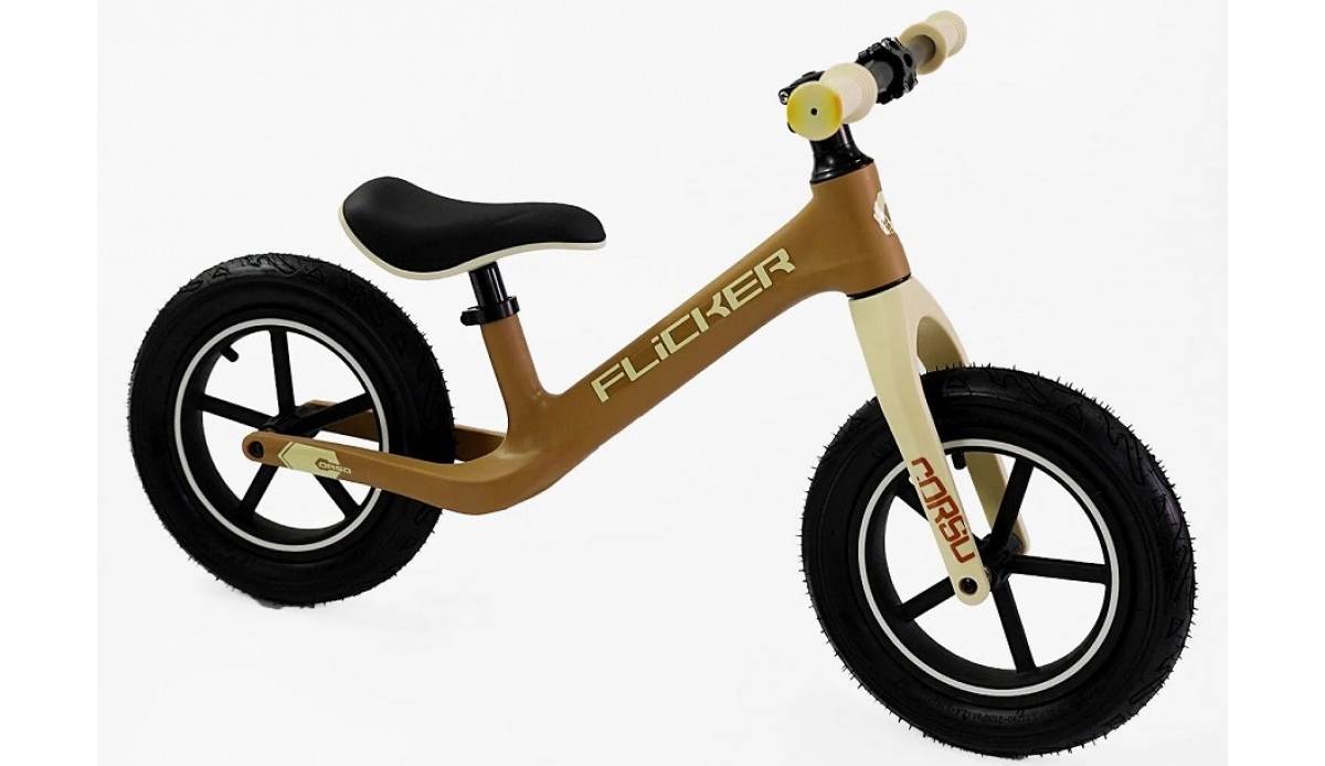Велобег Corso Flicker 12" бежевый 2