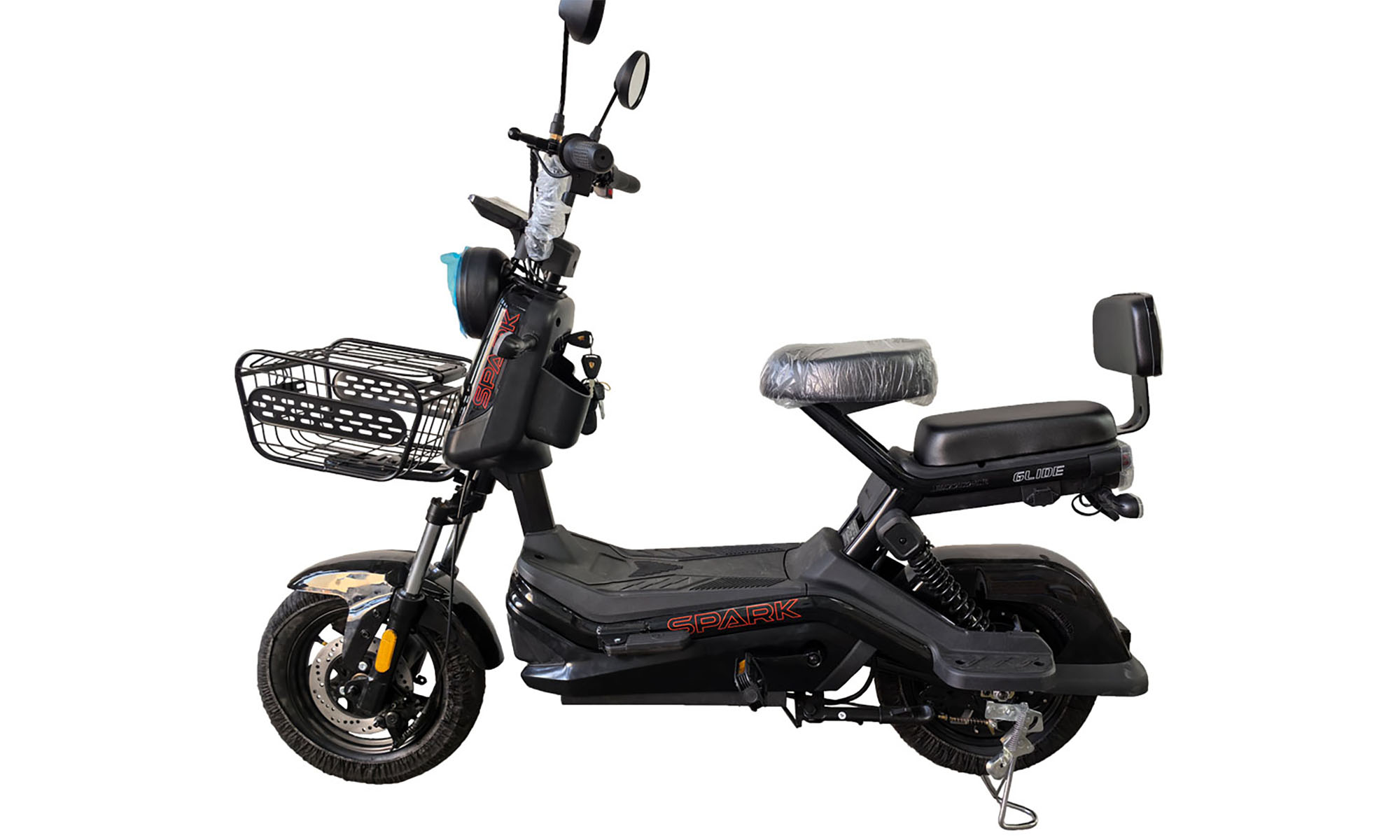 Велосипед с электромотором SPARK GLIDE 14" 60V/500W/20Ah Черный 6