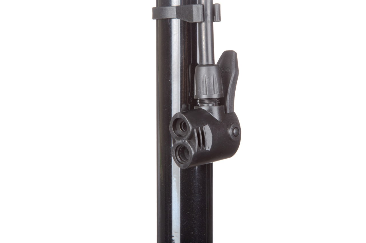 Насос напольный ONRIDE Flow 10 стальной, с манометром, макс. давление 120 PSI головка под FV/AV 4