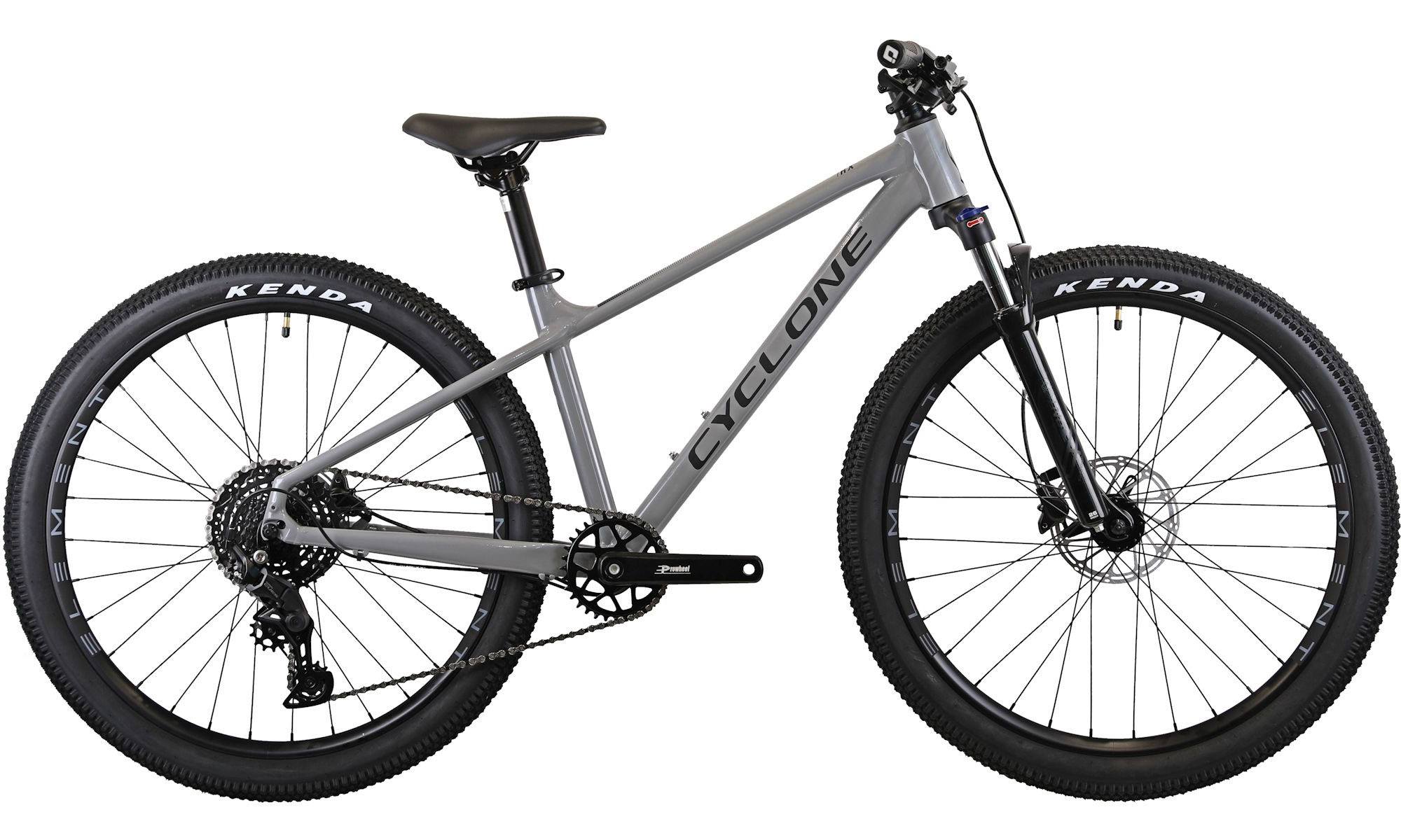 Велосипед CYCLONE RX 26", размер S, рама 15", год 2026, Серый 