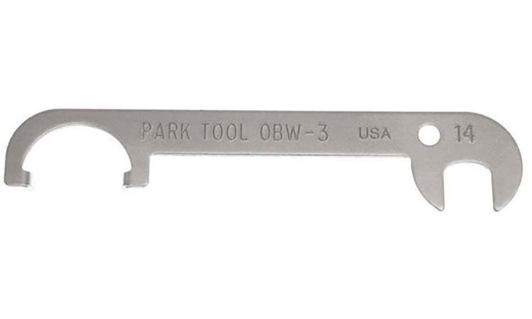 Ключ центровщик Park Tool на клещевые тормоза: 14 мм, серебристый