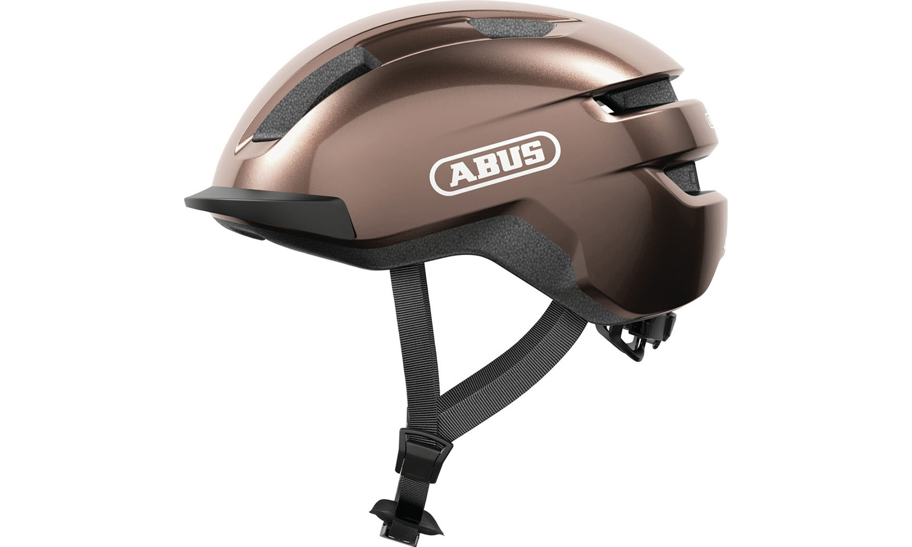 Велошлем ABUS PURL-Y metallic copper, размер L (57-61 см), металлик медный