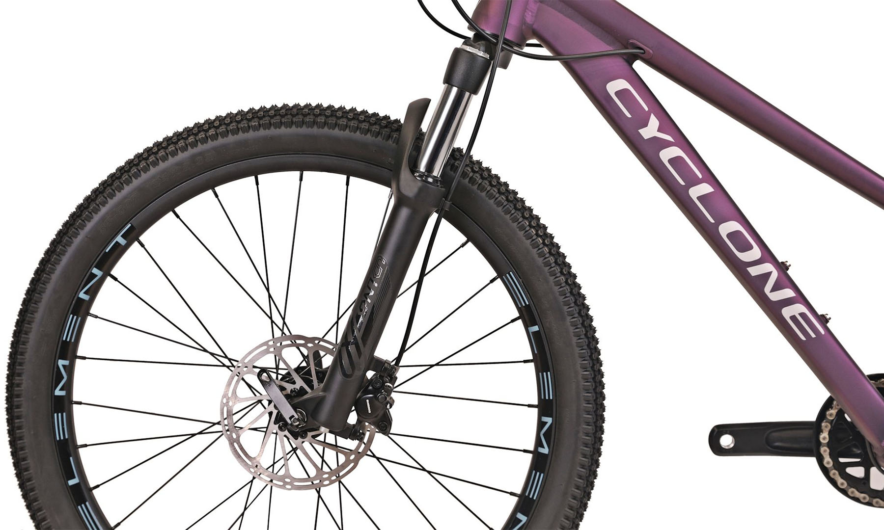 Фотография Велосипед Cyclone DREAM 24" размер рамы XXS 2024 Фиолетовый 5
