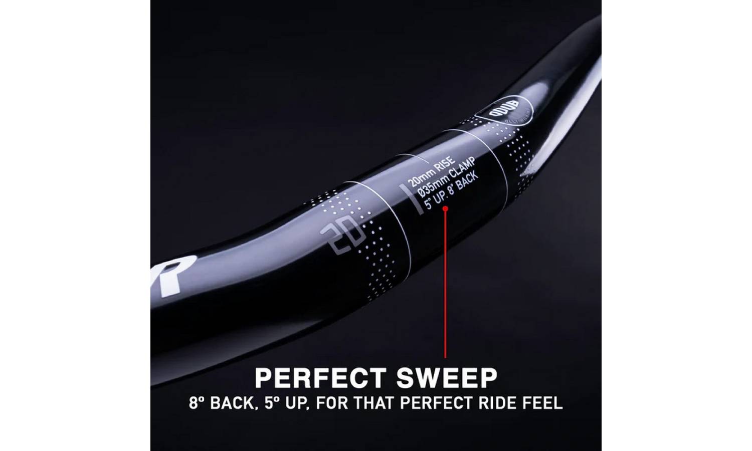 Руль DMR ODUB BAR - 31.8 - 35 mm Rise - Black 18