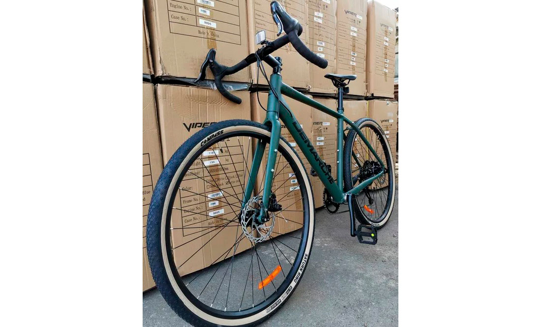 Фотографія Велосипед DeMARCHE Gravel Stone 1x11 28" розмір S 2022 Зелений 4