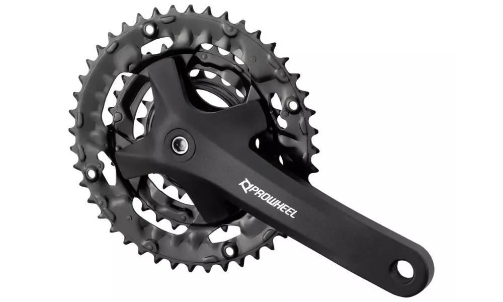 Комплект шатунів PROWHEEL MPE-401, (9S / 8S), 175mm, 44/32/22T black Комплект шатунів PROWHEEL MPE-401, (9S / 8S), 175mm, 44/32/22T black