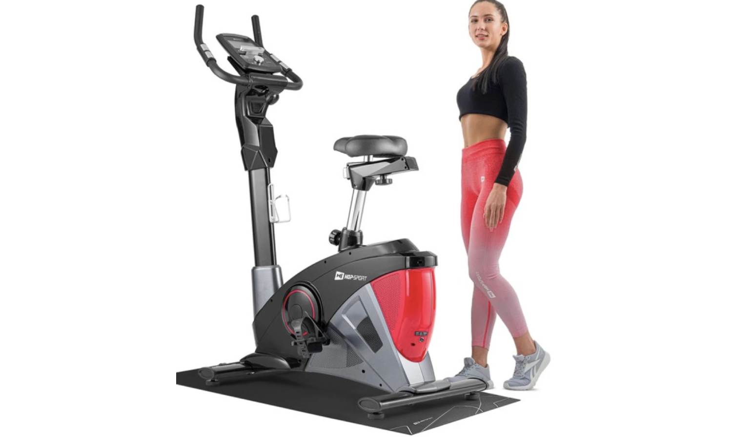 Велотренажер Hop-Sport HS-090H Apollo iConsole+ красный 16