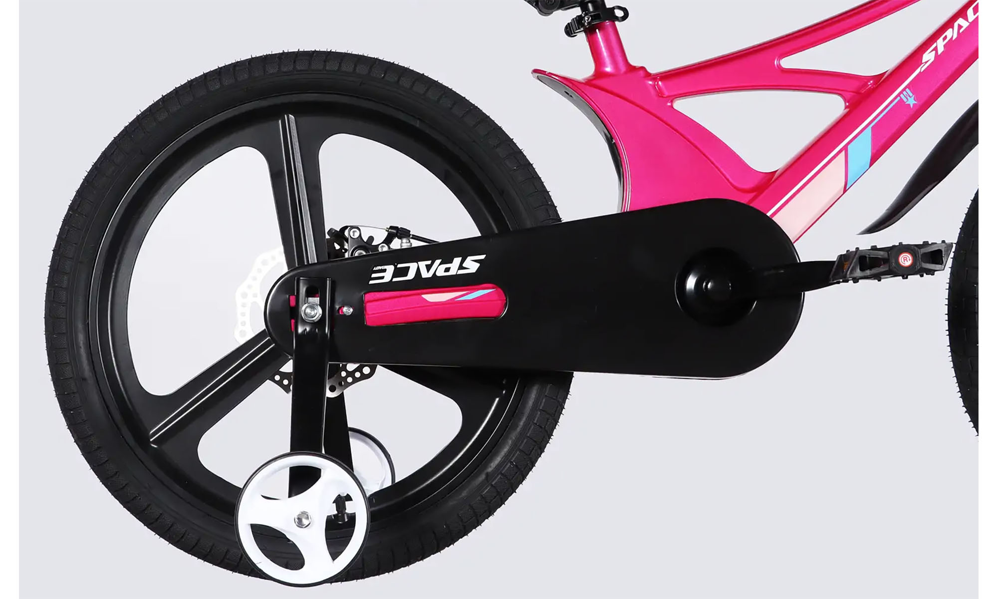 Велосипед SPACE KID STAR DD 20", размер XXS, рама-11", год 2026, розовый с белым 4