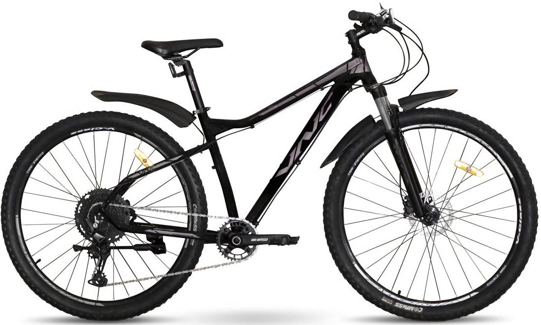 Фотография Велосипед VNC MontRider A11 ST 29" размер М рама 17 2023 Черно-серый 3