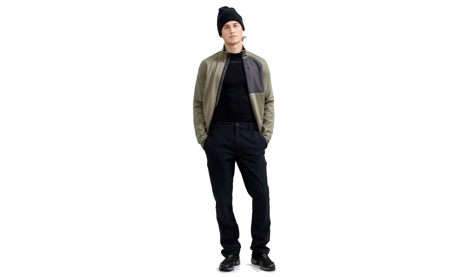Кофта Craft ADV Tech Fleece Thermal midlayer мужская, размер М, сезон AW 21, зеленый 2 Кофта Craft ADV Tech Fleece Thermal midlayer мужская, размер М, сезон AW 21, зеленый 2