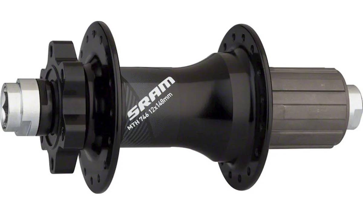 Фотография Втулка SRAM 746 Задняя 6-болт Disc 32отв. 12x148mm Black SRAM Driver Body (9/10/11ск) 3