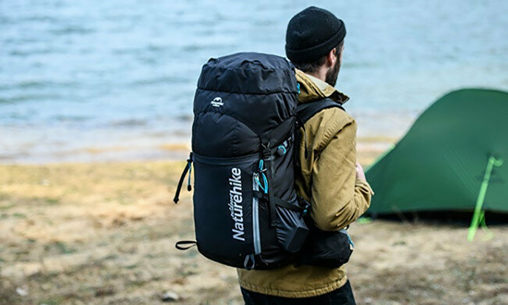 Рюкзак туристический Naturehike NH18Y045-Q, 45 л, черный 2