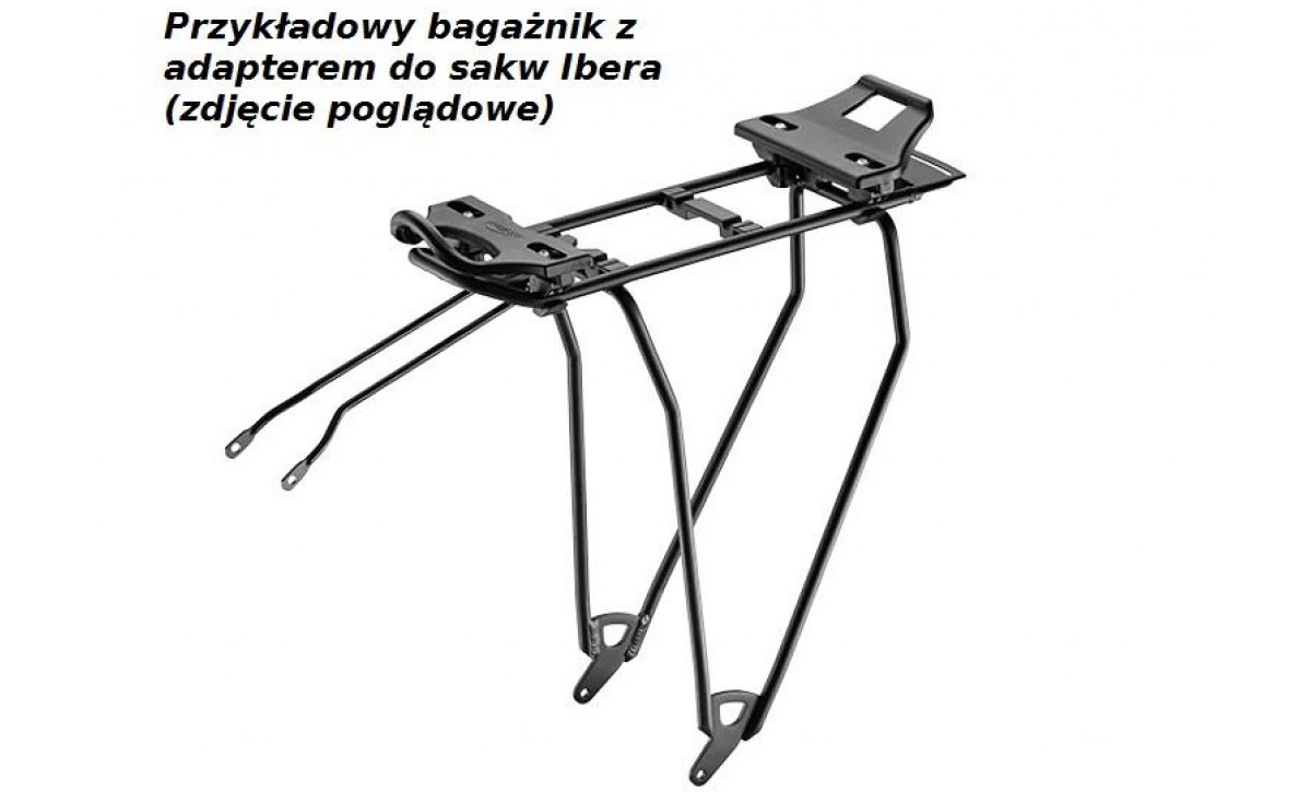 Фотография Адаптер багажника для крепления Ibera Pakrak черный 2