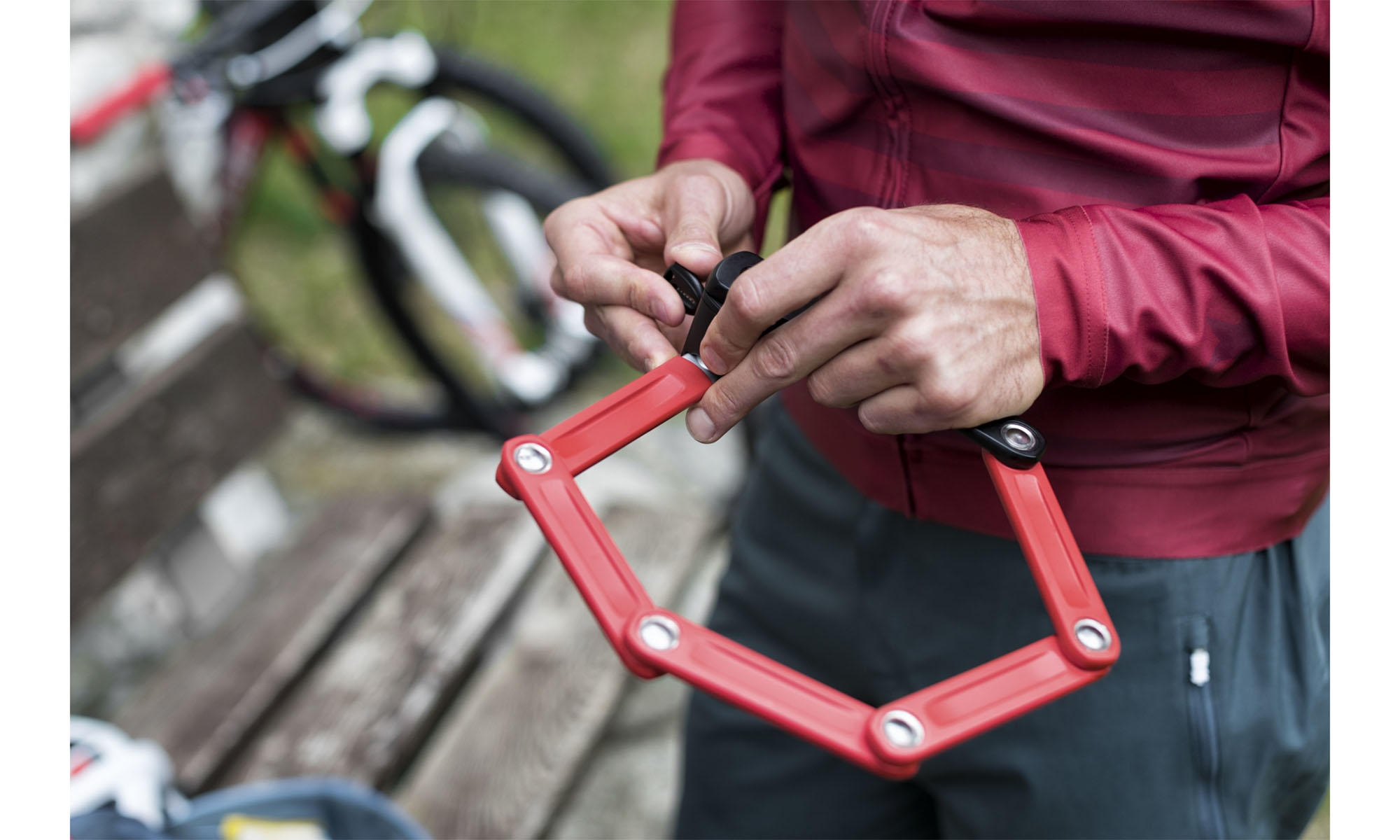 Замок під ключ сегментний ABUS 6055K/85см, Bordo Lite SR Black, чорний 4 Замок під ключ сегментний ABUS 6055K/85см, Bordo Lite SR Black, чорний 4