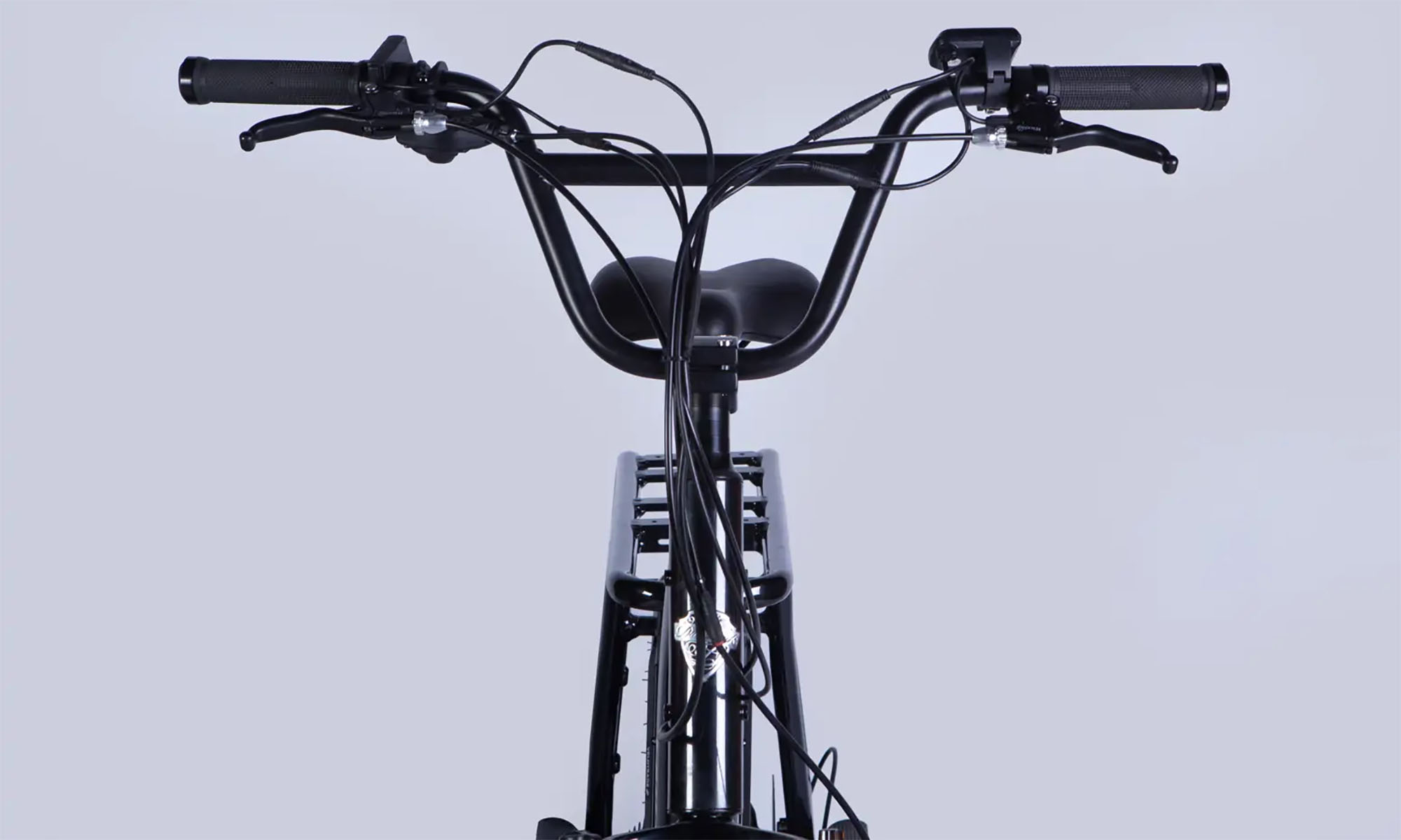 Велосипед з електроприводом Dorozhnik ADAMANT DD FR 20", розмір M, рама-18,5", 48B, 17.5А*ч, 500Вт, рік 2026, чорний 5