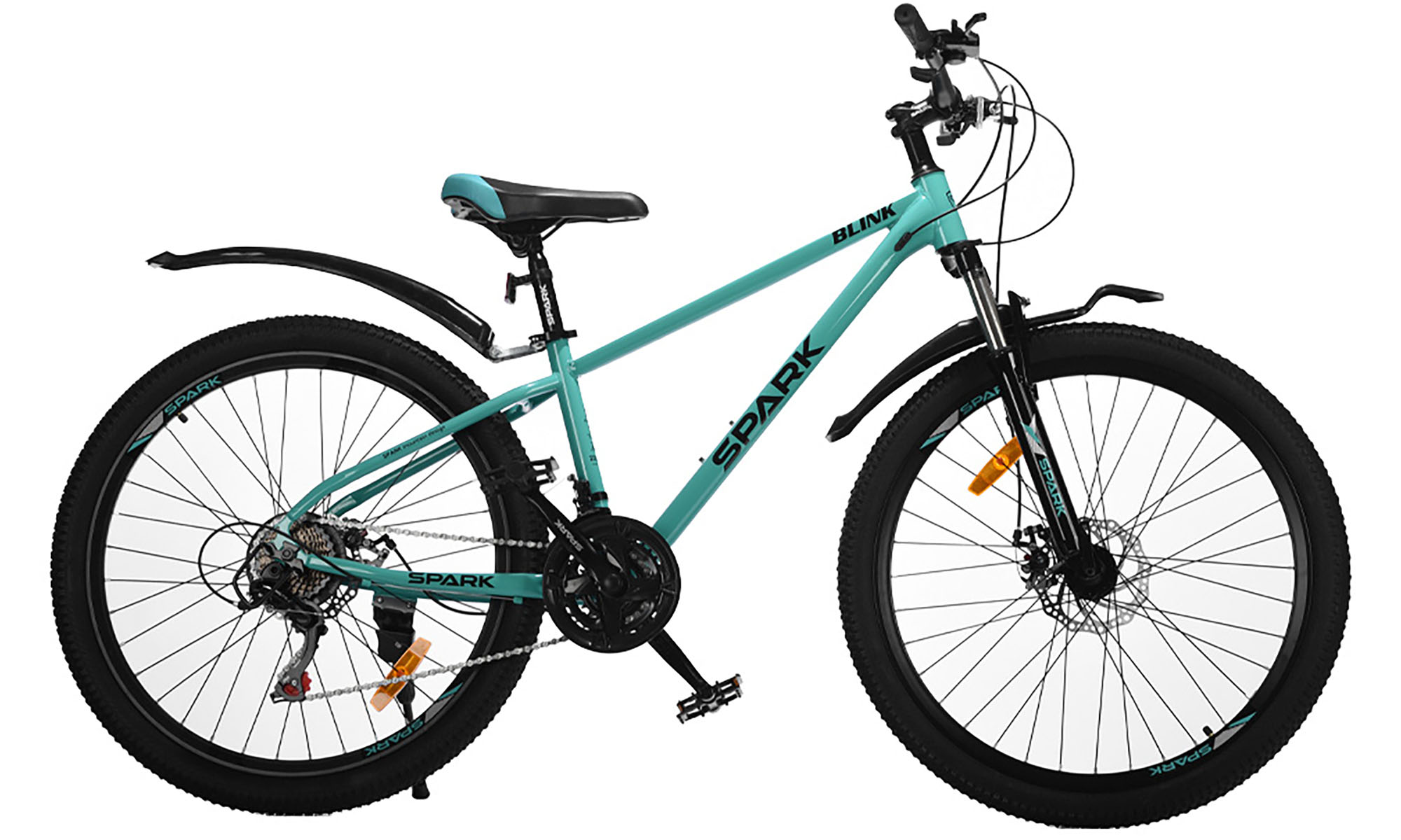 Велосипед SPARK BLINK 26", размер XS, рама 13", год 2026, мятный 