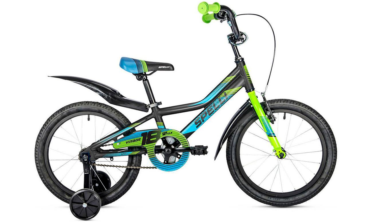 Велосипед Spelli VIRAGE 20" 2020 Черно-синий