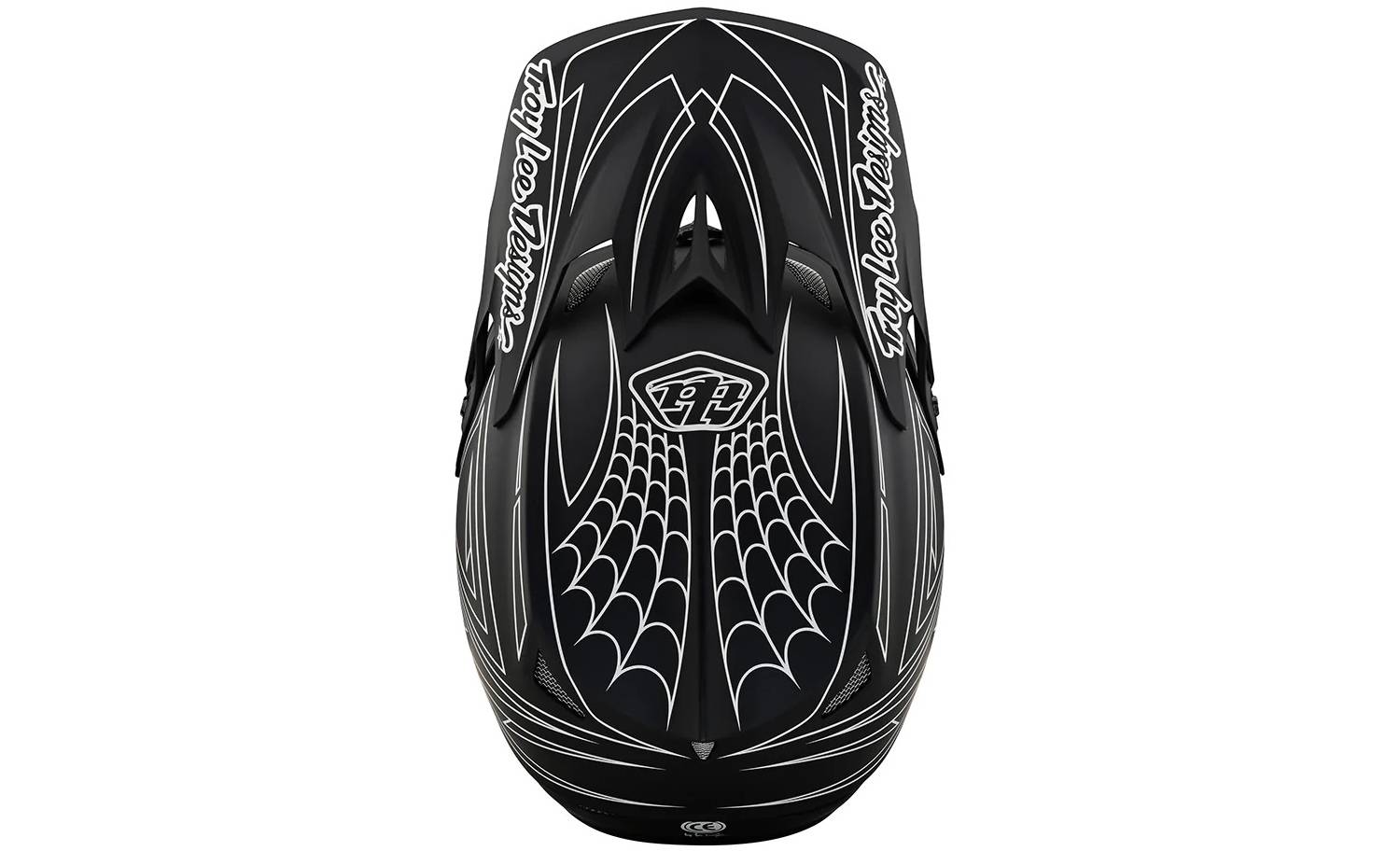 Вело шолом TLD D3 FIBERLITE розмір L (58-59 см) SpiderStripe BLk 7 Вело шолом TLD D3 FIBERLITE розмір L (58-59 см) SpiderStripe BLk 7