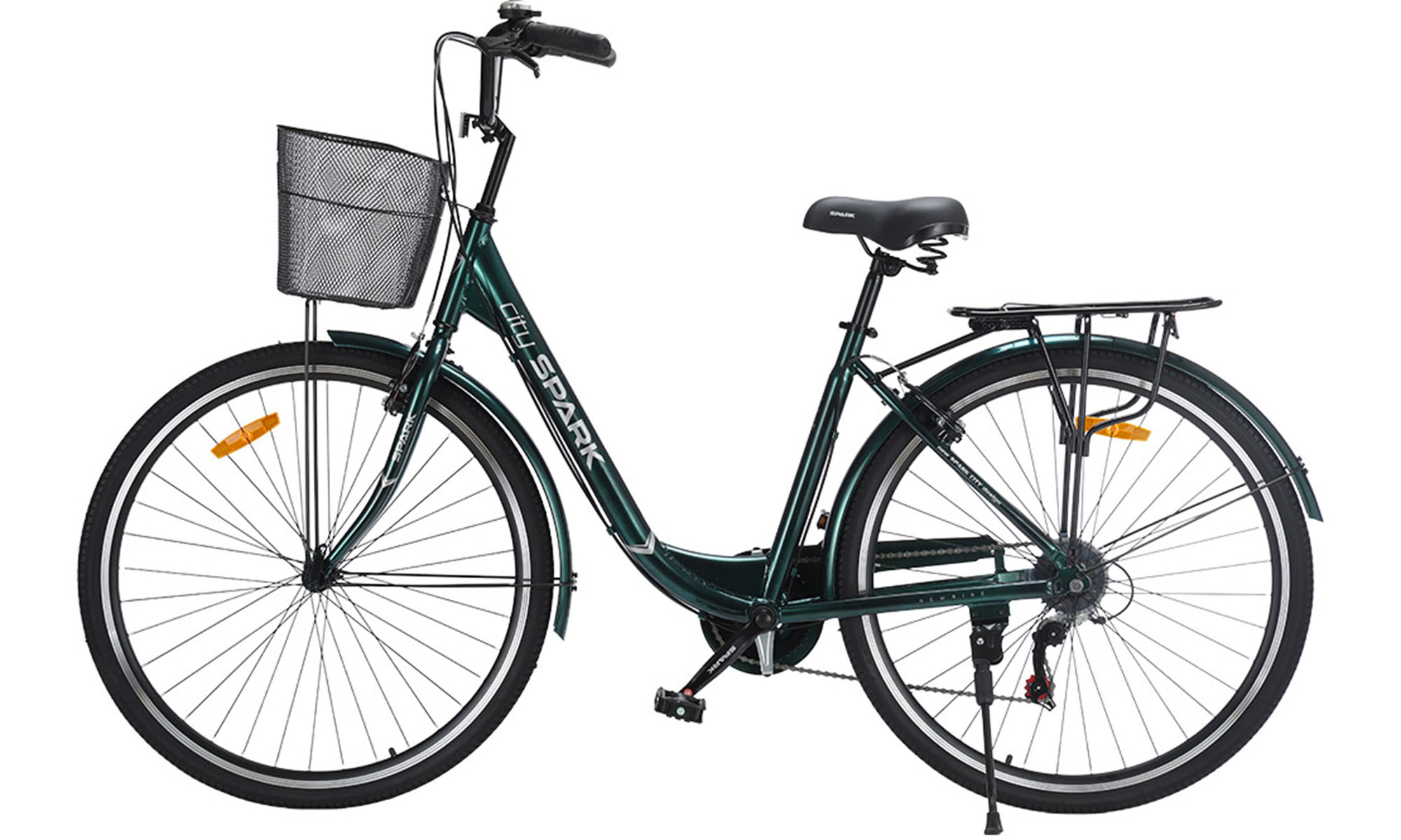 Велосипед SPARK CITY TEYA 28", розмір L, рама 18", рік 2026, темно-зелений 2