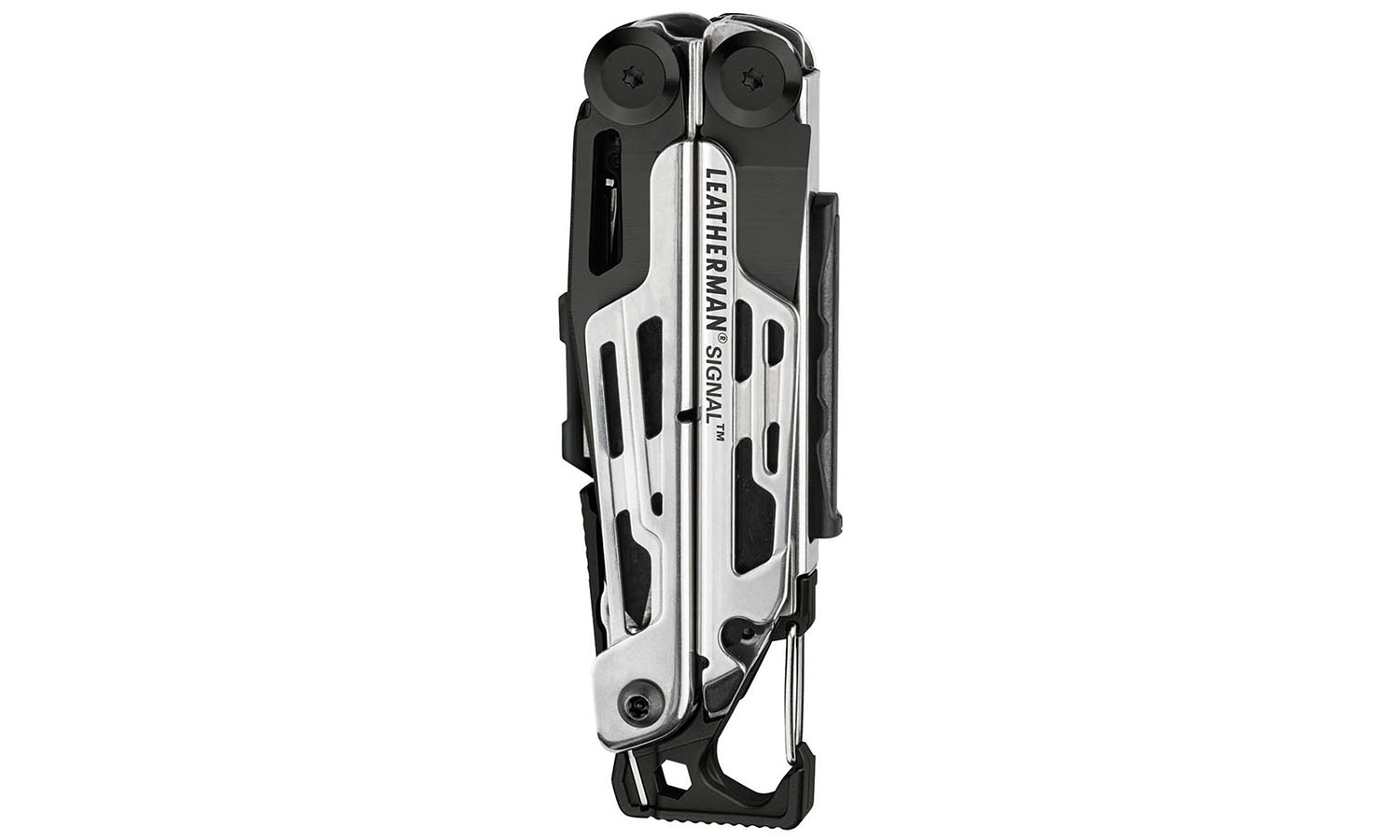 Фотографія Мультинструмент Leatherman SIGNAL BLACK & SILVER, синтетичний чохол, картонна коробка 3