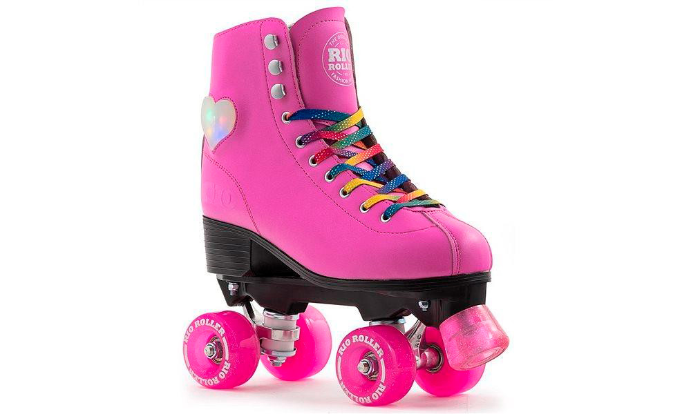 Ролики Rio Roller FIGURE LIGHTS, размер 38, Розовый 5