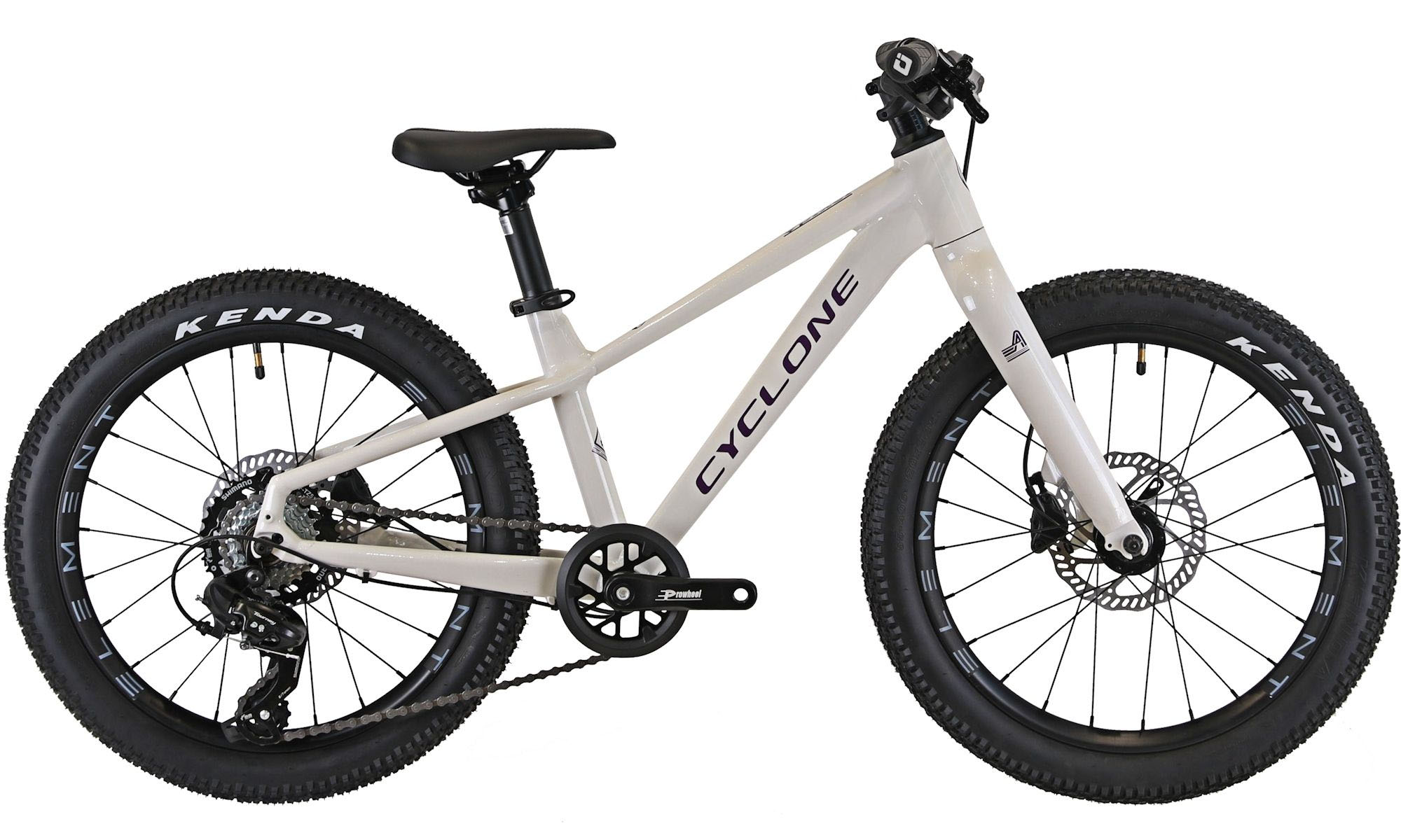 Велосипед CYCLONE PIXEL 20", розмір XXS, рама 11", 2025, Білий 