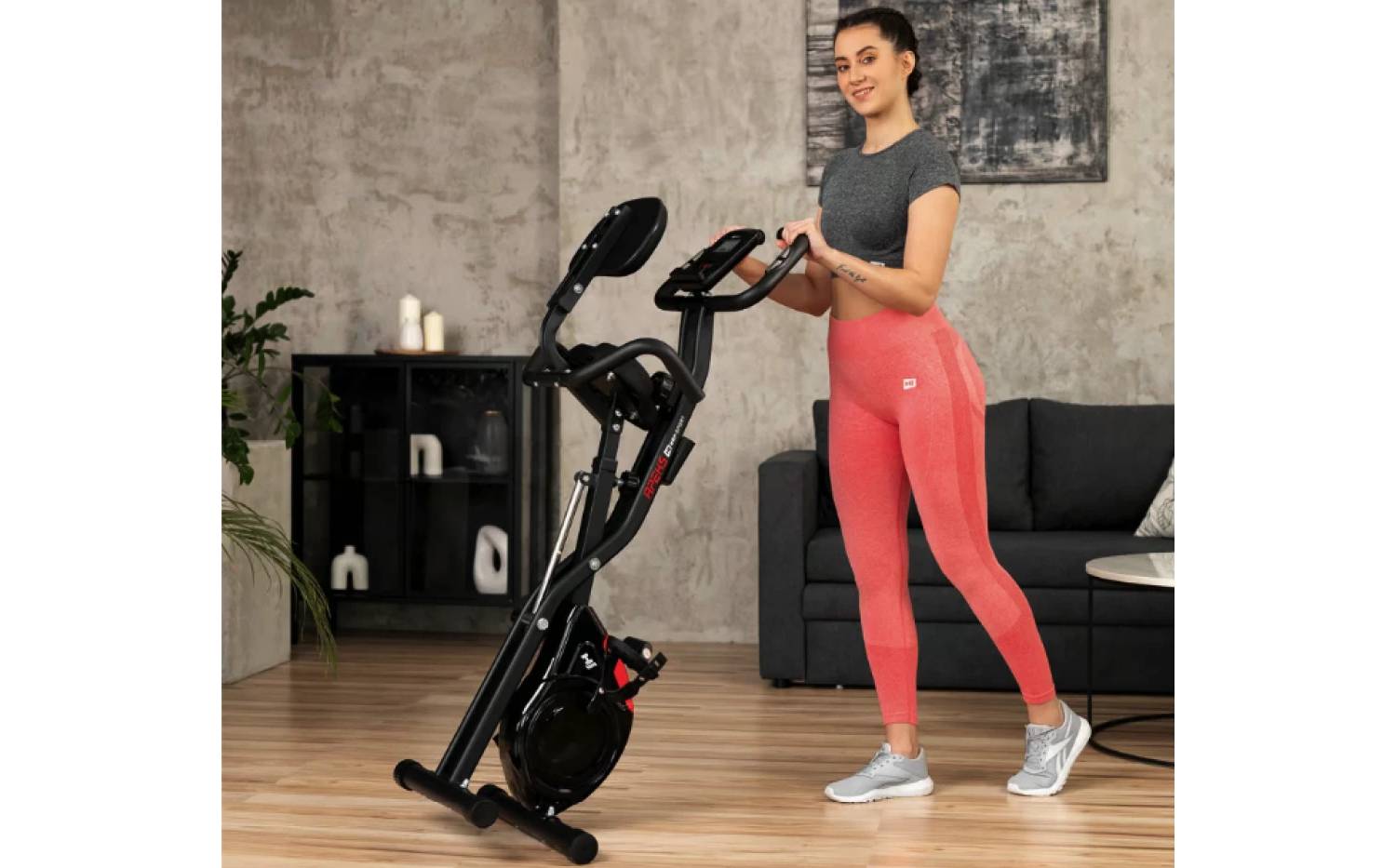 Велотренажер Hop-Sport HS-3030X Apeks X-Bike чорний 4