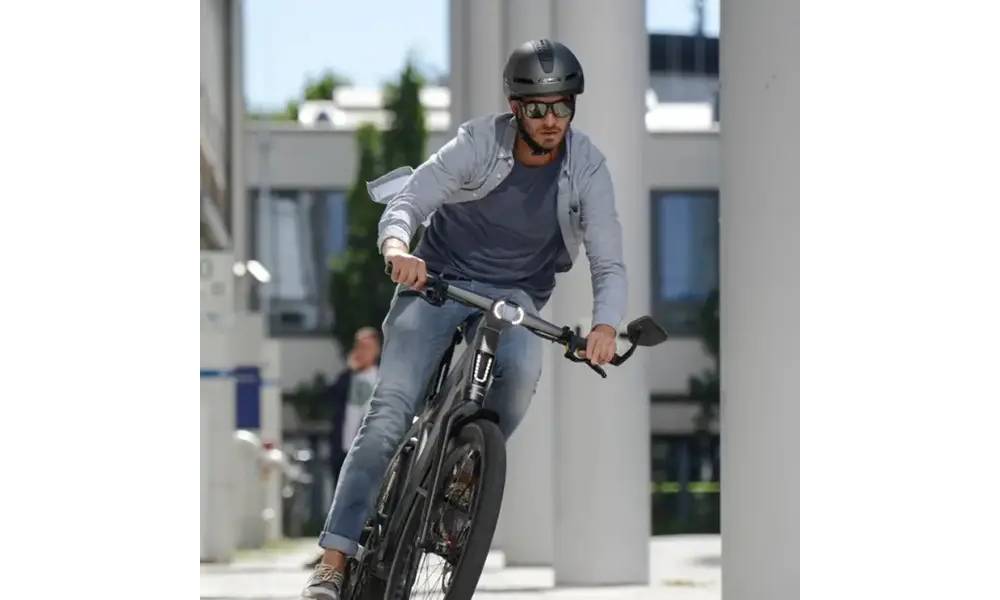 Велошлем Cratoni SmartRide 1.2 размер S/M (54-58 см) чёрный матовый 3