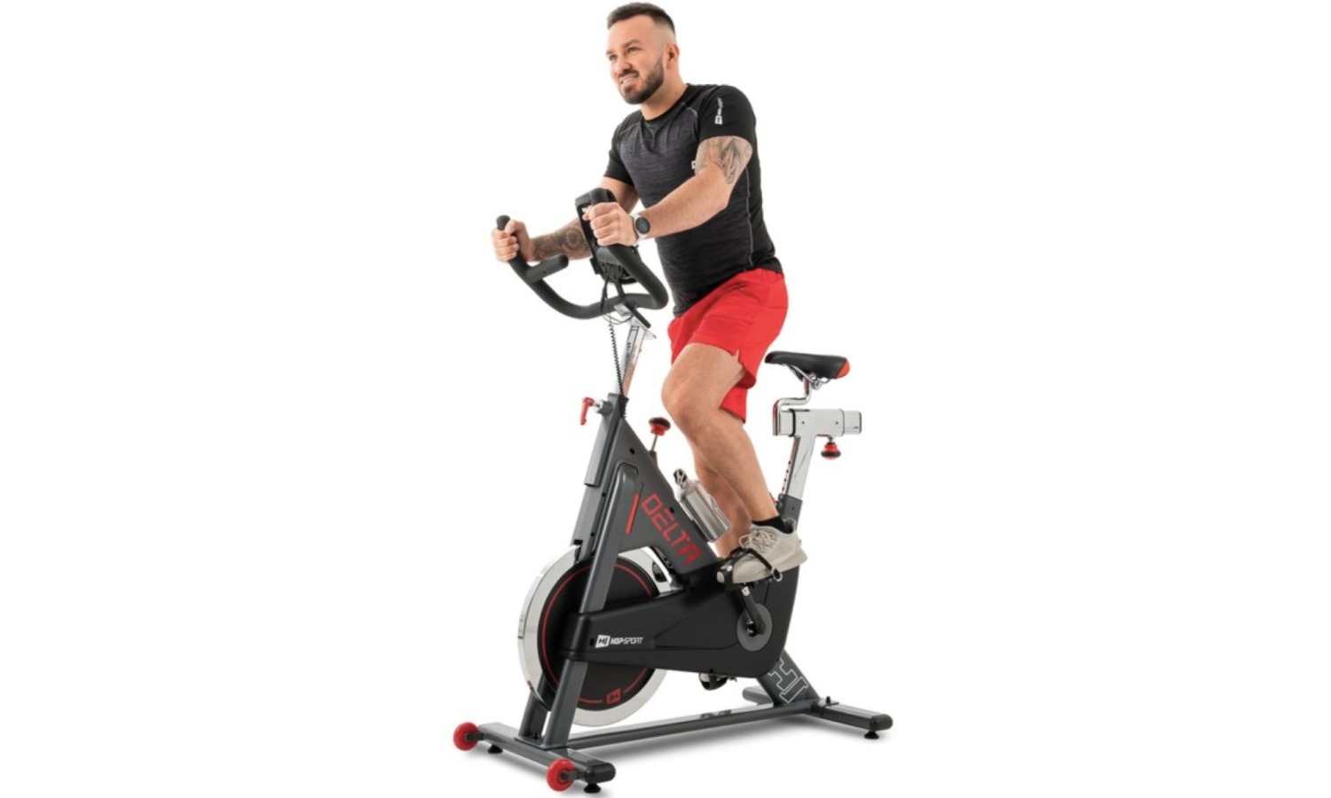 Спинбайк Hop-Sport HS-065IC Delta чорно-серый  3