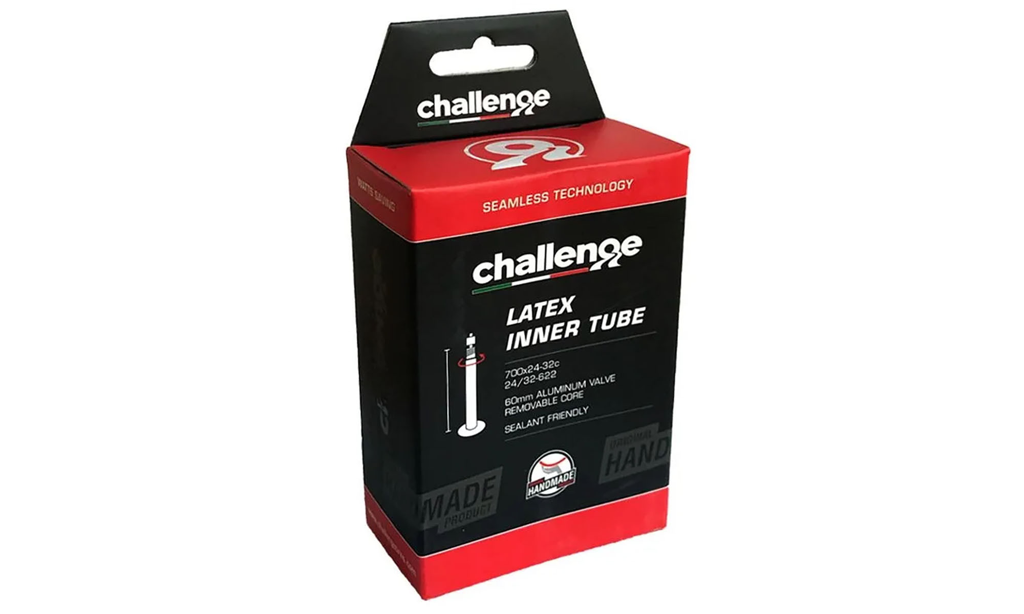 Камера Challenge Seamless Latex Tube, 700x24/32 Presta 60mm - Alu 