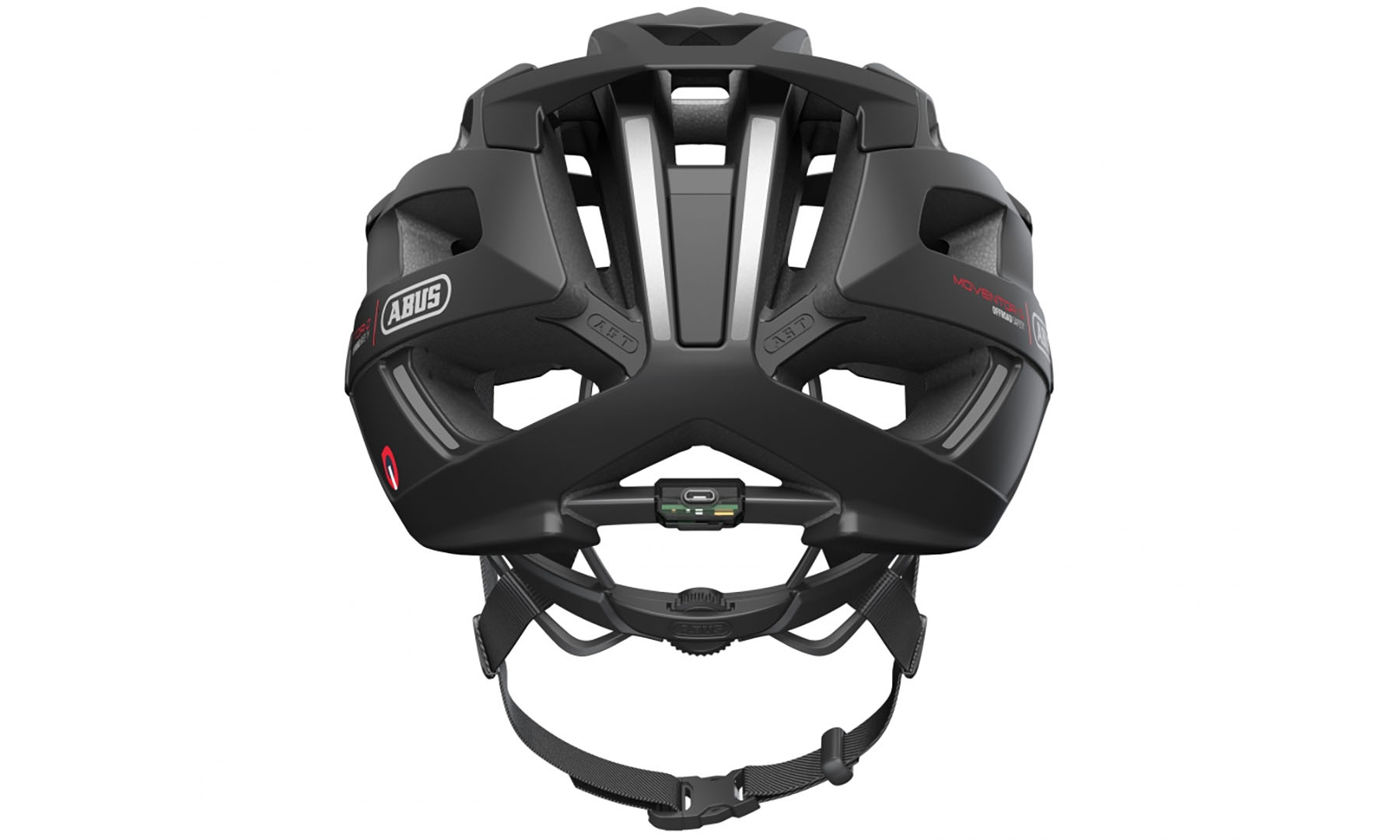 Велошлем спортивный ABUS MOVENTOR QR Velvet Black, размер L (57-61 см), черный 2 Велошлем спортивный ABUS MOVENTOR QR Velvet Black, размер L (57-61 см), черный 2