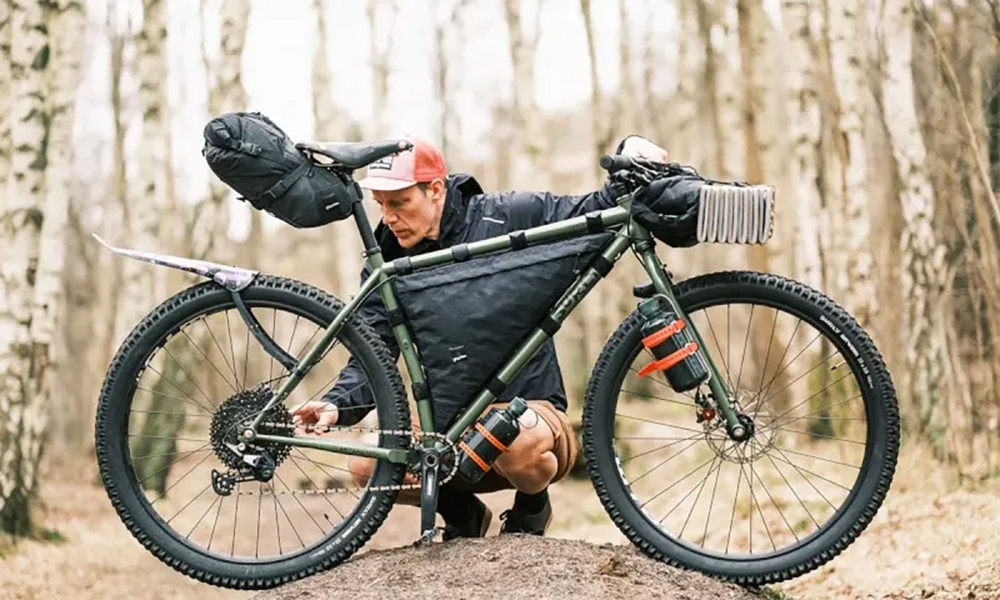 Крило заднє ASS SAVERS, Win Wing MTB, червоно-фіолетове 4