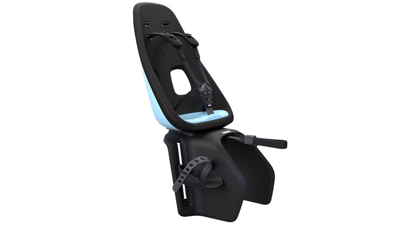 Фотография Детское велокресло на багажник Thule Yepp Nexxt Maxi Rack Mount Aquamarine, адаптер для креплення не нужен 