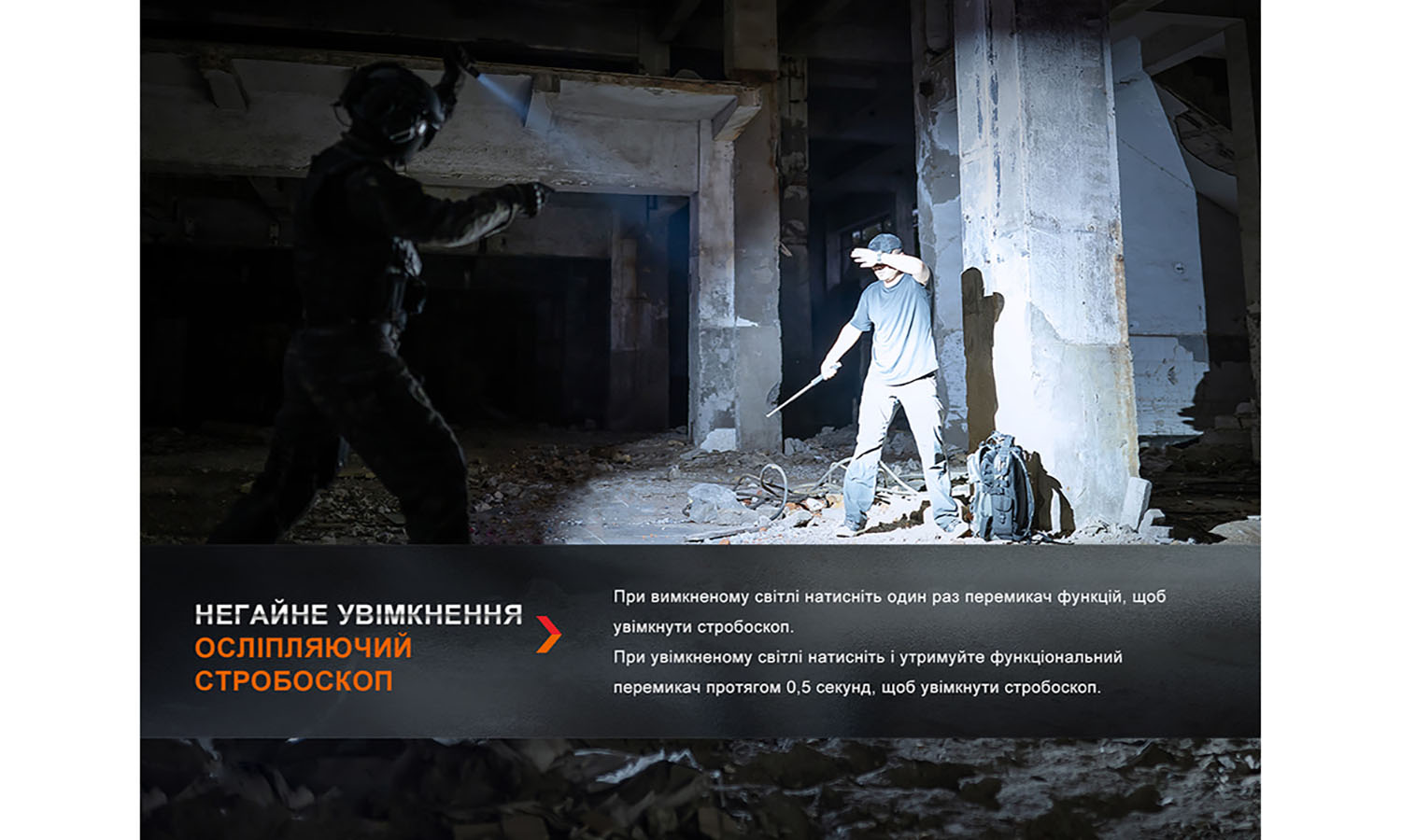 Фонарь ручной тактический Fenix PD36R Pro RED 7